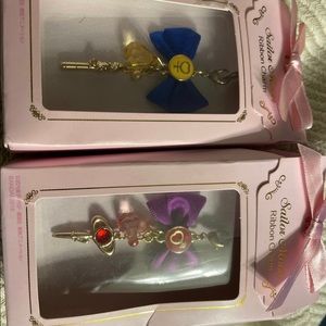 Sailor Venus & Sailor Mars Ribbon Charms Sailor Moon